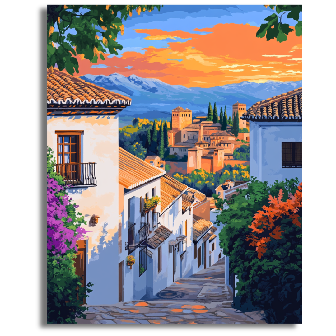 Path to Alhambra - Paint By Numbers