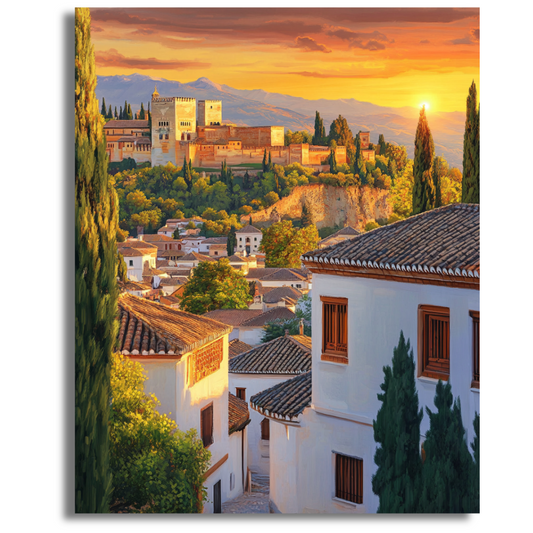 Sunset Over Andalusia - Paint By Numbers