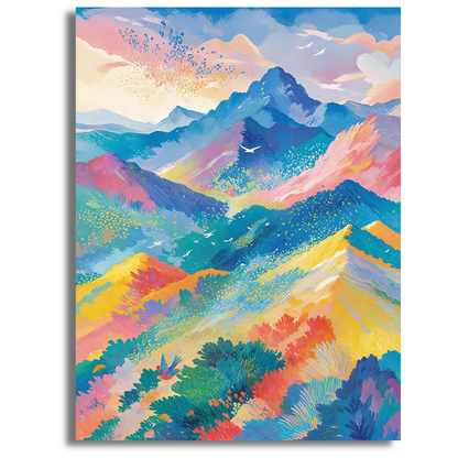 Rainbow Highlands - Paint By Numbers