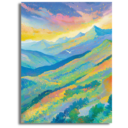 Pastel Peaks - Paint By Numbers