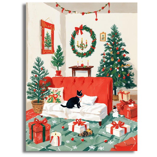 Cozy Christmas Corner - Paint By Numbers