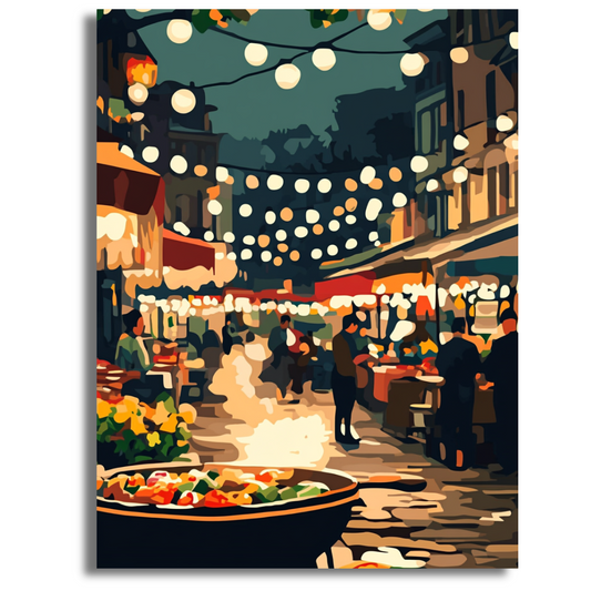 Twilight Market- Paint By Numbers