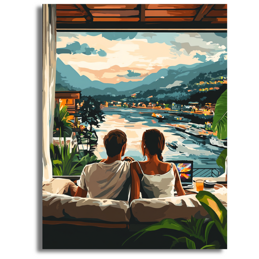 Lakeside Harmony- Paint By Numbers