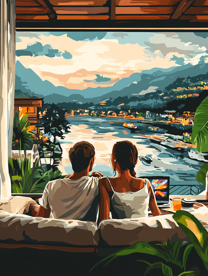 Lakeside Harmony- Paint By Numbers