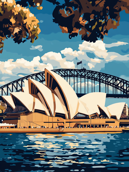 Sails of Sydney- Paint By Numbers