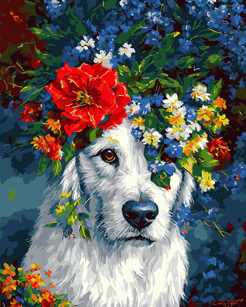 Floral Guardian - Paint By Numbers