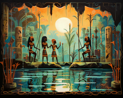 The Sacred Ritual- Paint By Numbers
