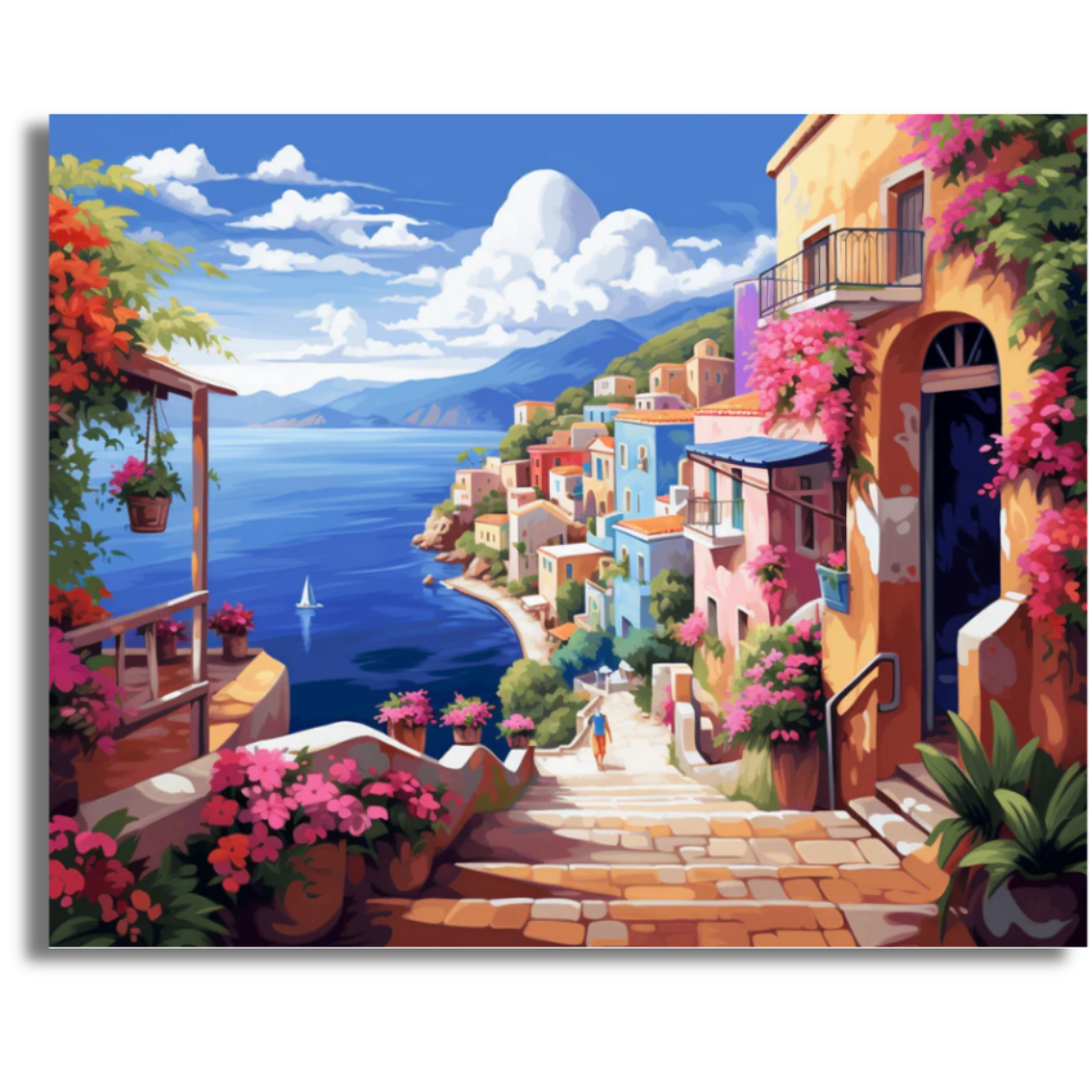 Seaside Serenity- Paint By Numbers