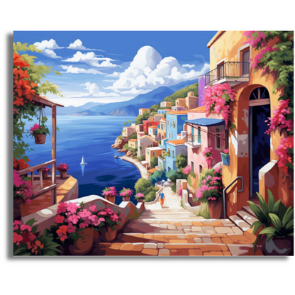 Seaside Serenity- Paint By Numbers