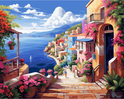 Seaside Serenity- Paint By Numbers
