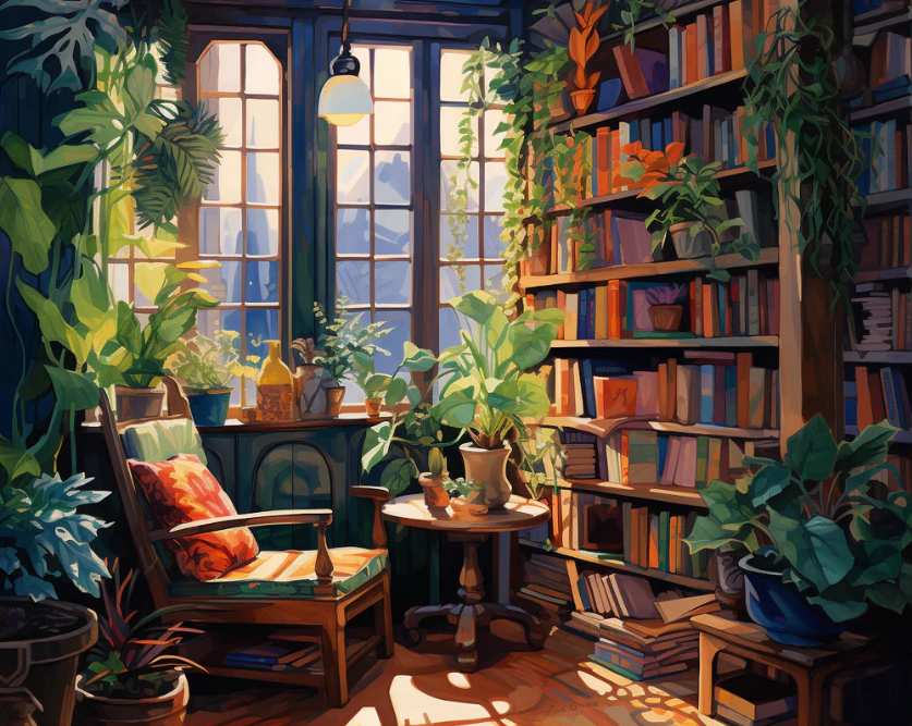 A Corner of Calm- Paint By Numbers