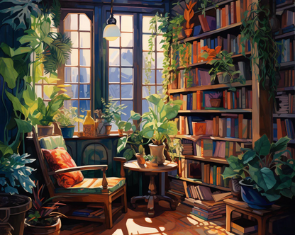 A Corner of Calm- Paint By Numbers