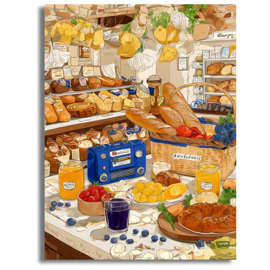 The Bakery's Bounty- Paint By Numbers