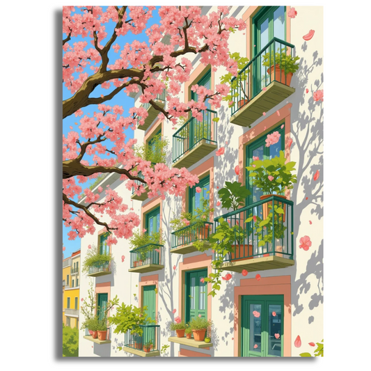The Spring Facade- Paint By Numbers