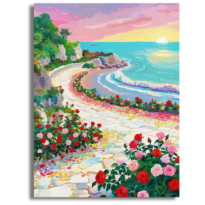 Sunset Blossoms- Paint By Numbers