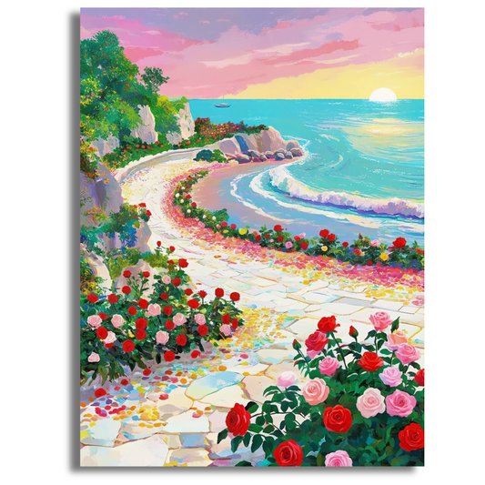 Sunset Blossoms- Paint By Numbers