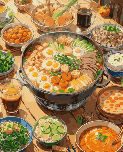 Feast of Flavors- Paint By Numbers