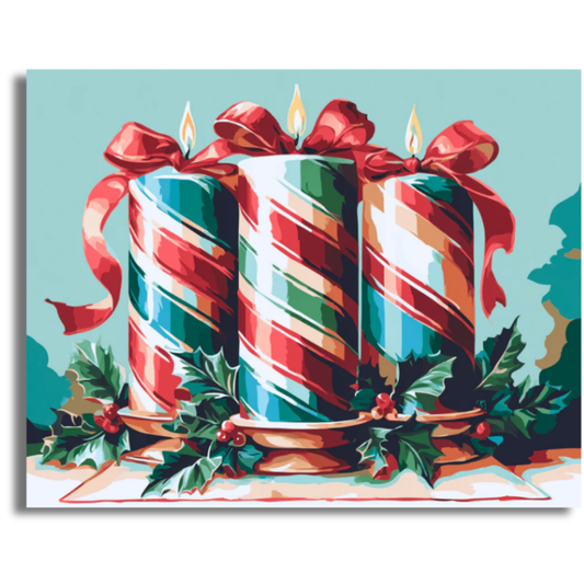 Striped Blessing- Paint By Numbers