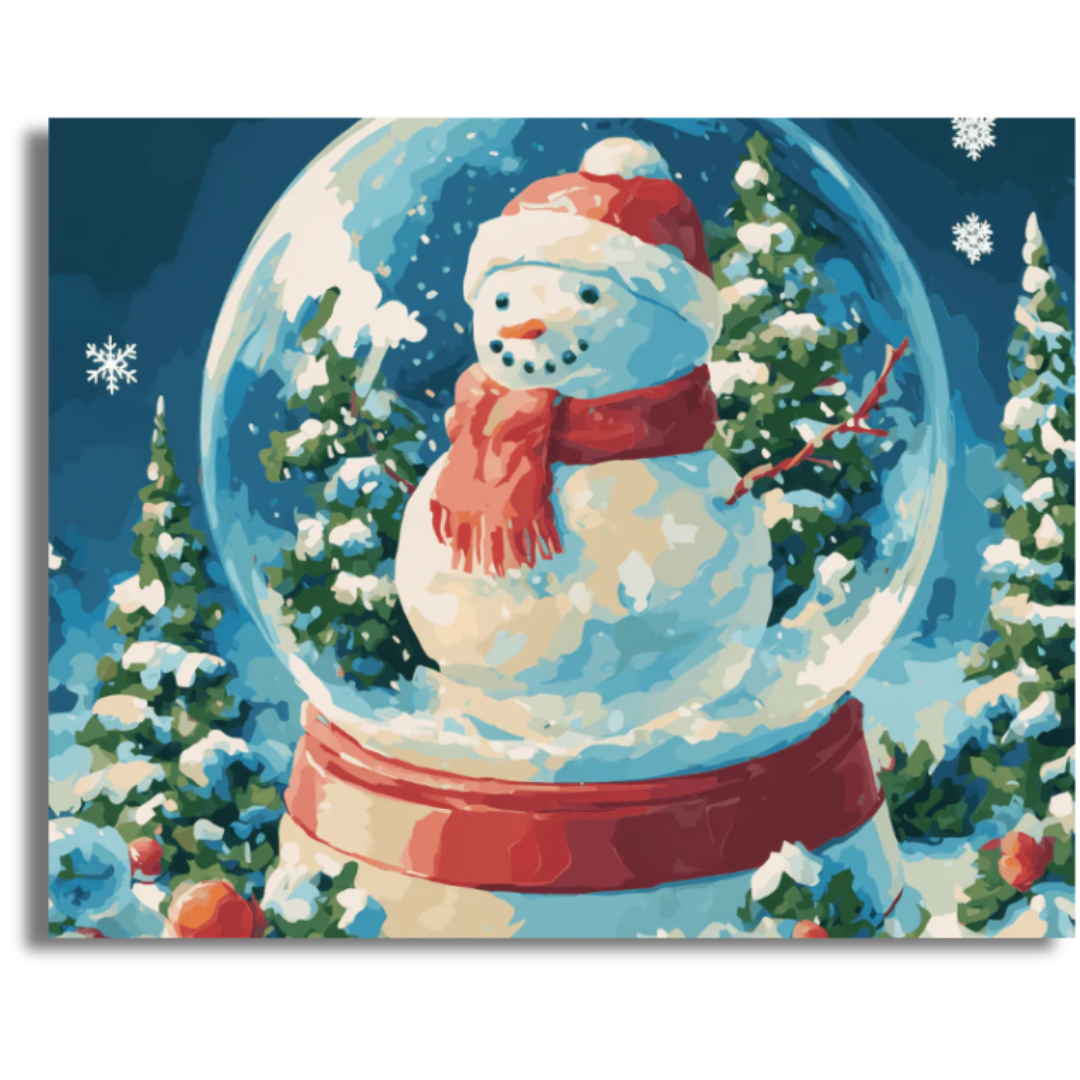 Miniature Winter- Paint By Numbers