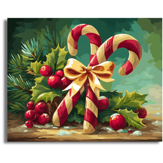 The Golden Bow- Paint By Numbers