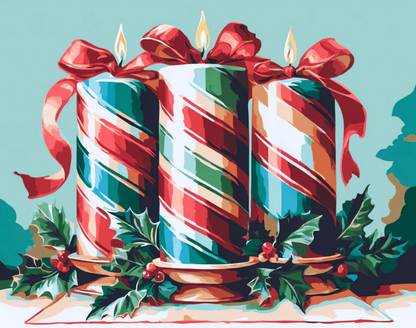 Striped Blessing- Paint By Numbers