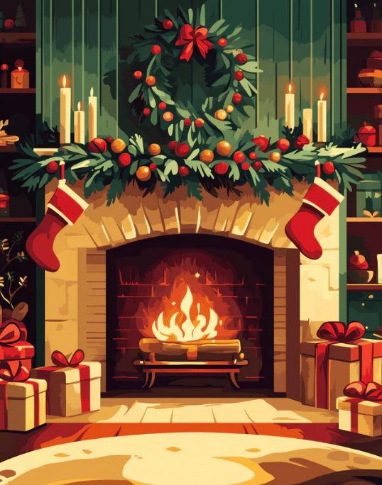 A Cozy Corner- Paint By Numbers