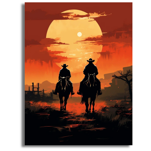 Sundown Riders- Paint By Numbers