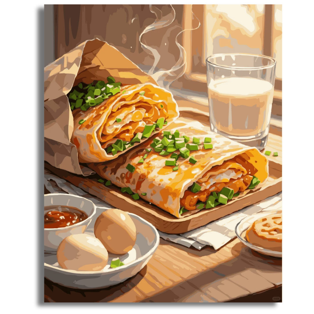 Breakfast Bliss- Paint By Numbers
