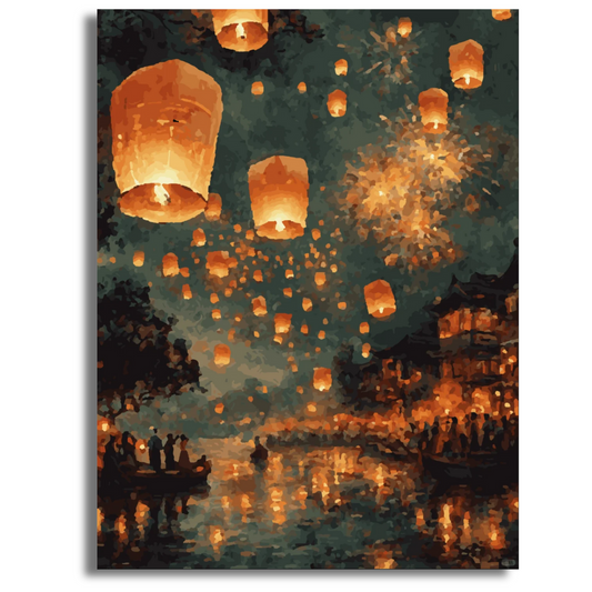 The Lantern's Journey- Paint By Numbers