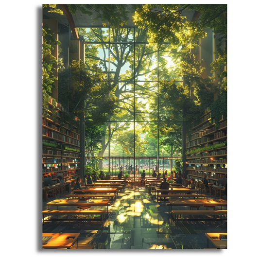 Verdant Reading Room- Paint By Numbers