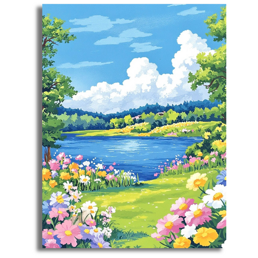 The Quiet Garden- Paint By Numbers